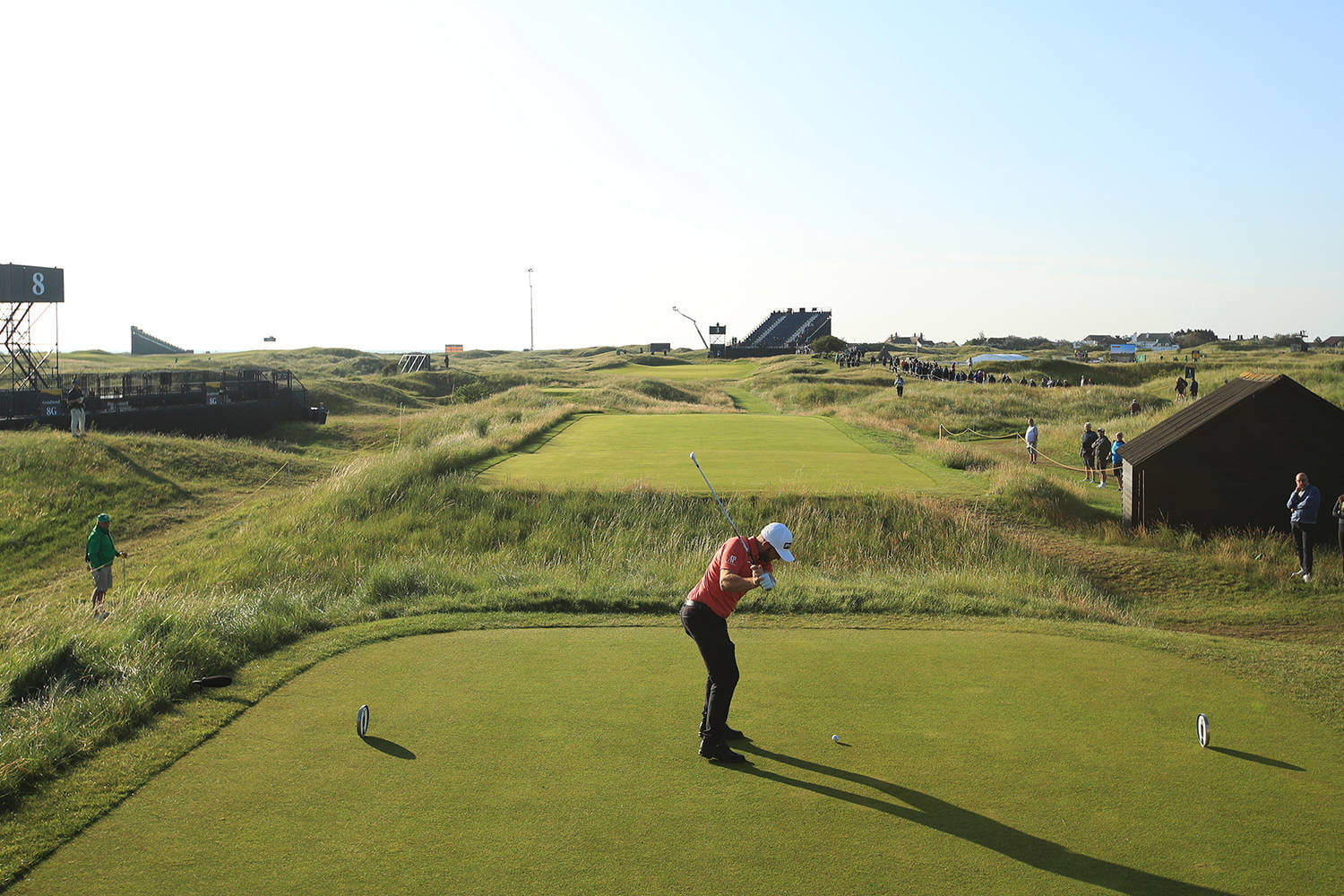 Andy Sullivan teeing off